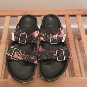 Givenchy flower pattern sandals